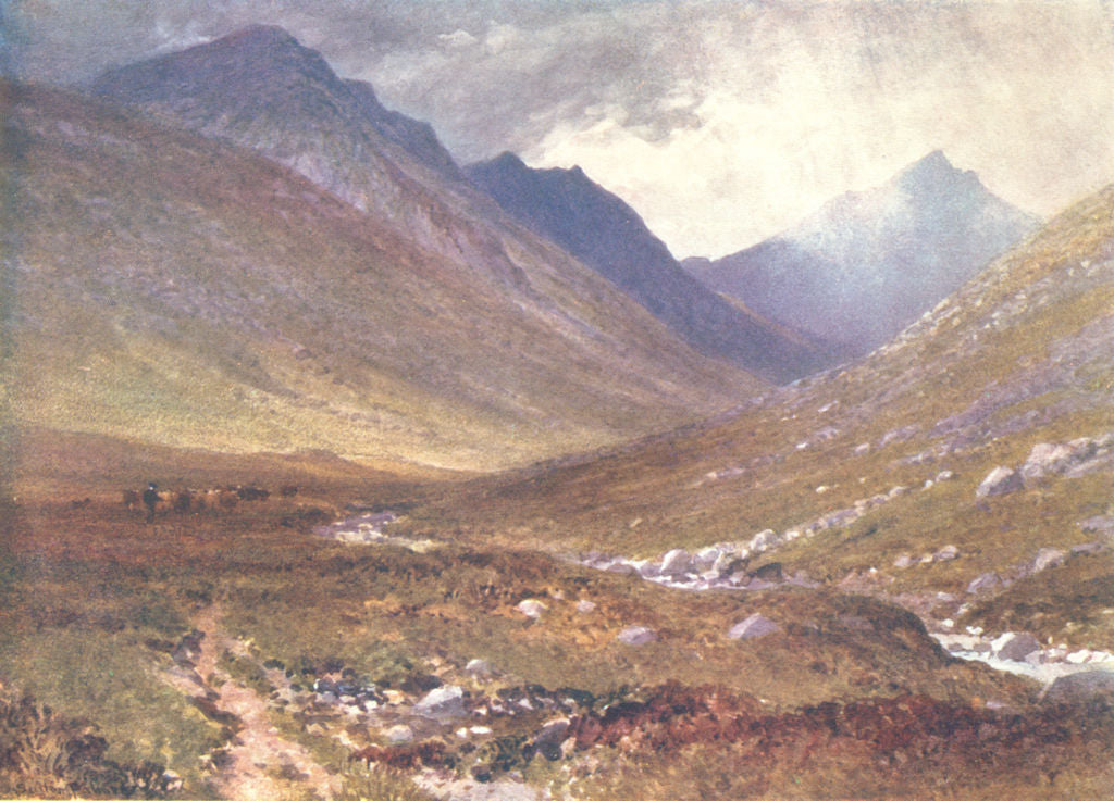 SCOTLAND. Glen Rosa, Isle of Arran 1904 old antique vintage print picture